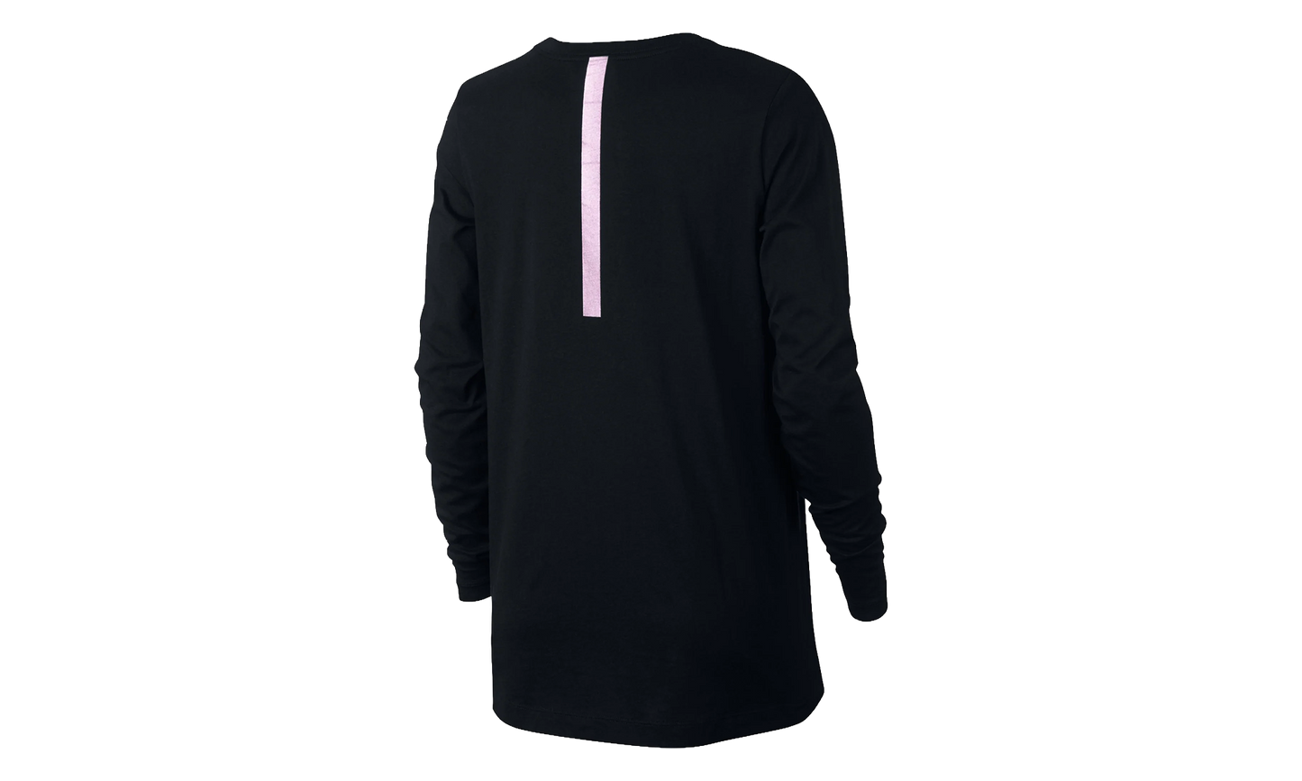 Foil Swoosh Logo Long Sleeve T-Shirt WMNS"Black/ Purple" 874120 010
