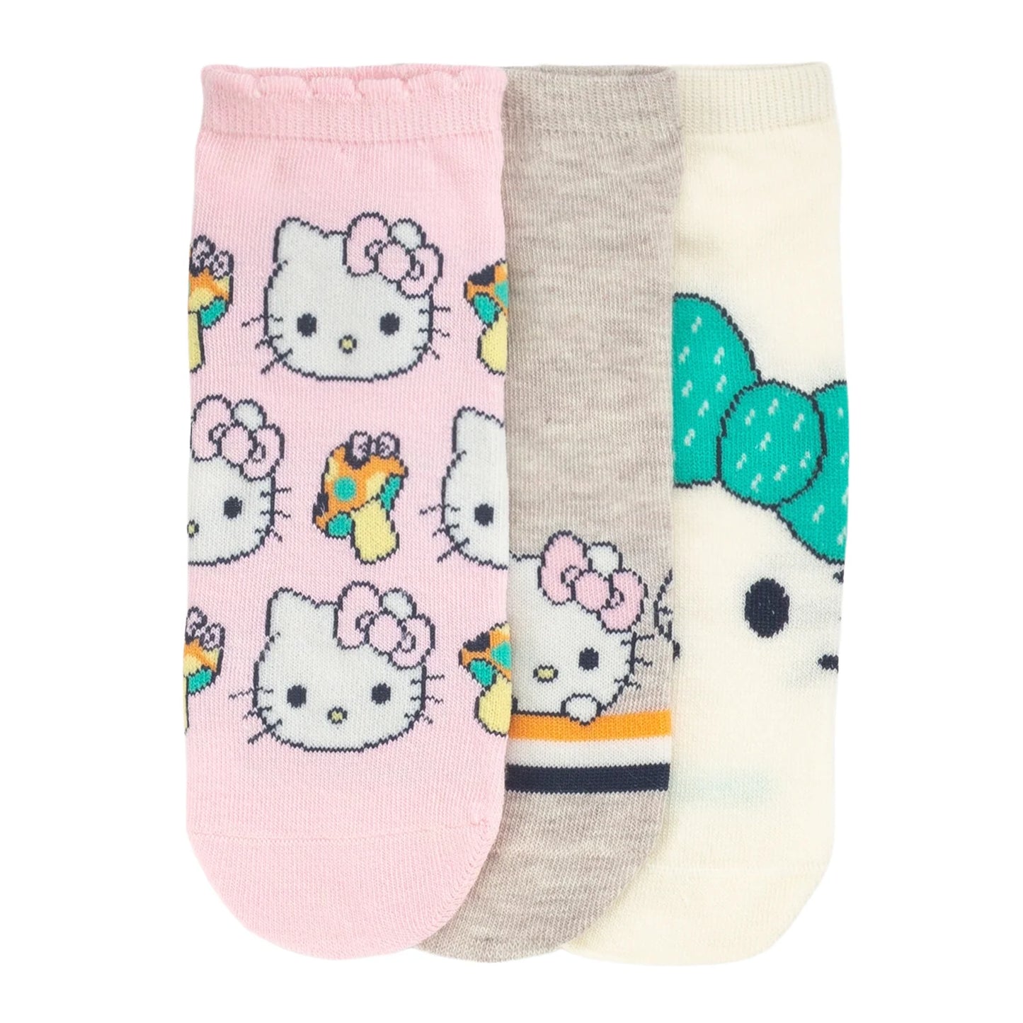 3 Pack Hello Kitty No Show - Adult