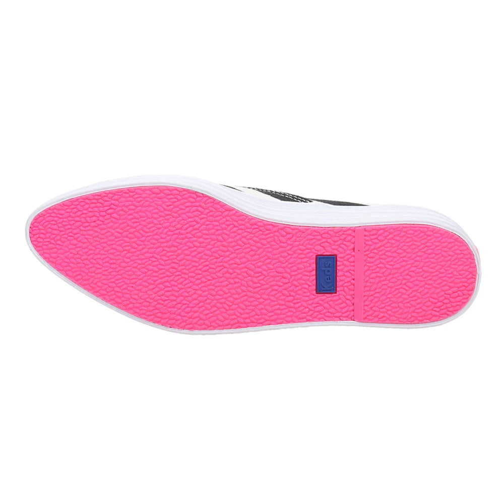 Keds x Barbie Point Striped Canvas Lace Up Sneakers