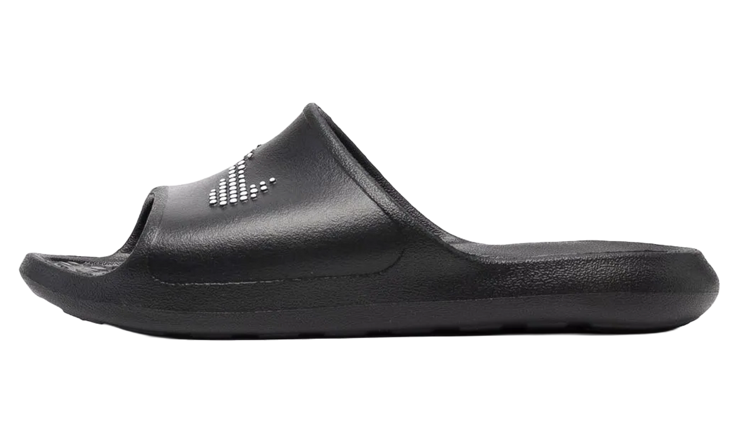 Victori One Shower Slides WMNS"Black/ Black/ White" CZ7836 001
