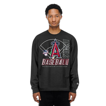 Los Angeles Angels Graphic LS Crew -Mens