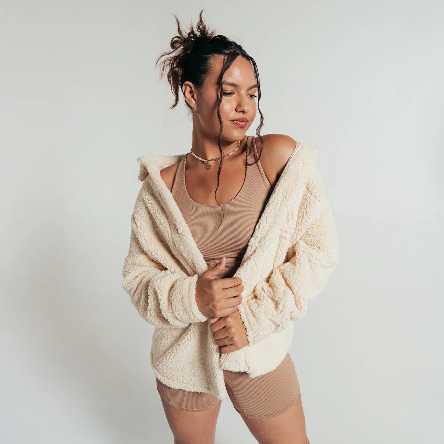 Sherpa Shirt Jacket - Womens