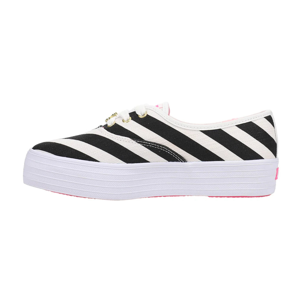 Keds x Barbie Point Striped Canvas Lace Up Sneakers