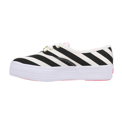 Keds x Barbie Point Striped Canvas Lace Up Sneakers