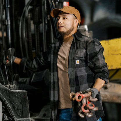 HW Loose Plaid Flannel -Mens