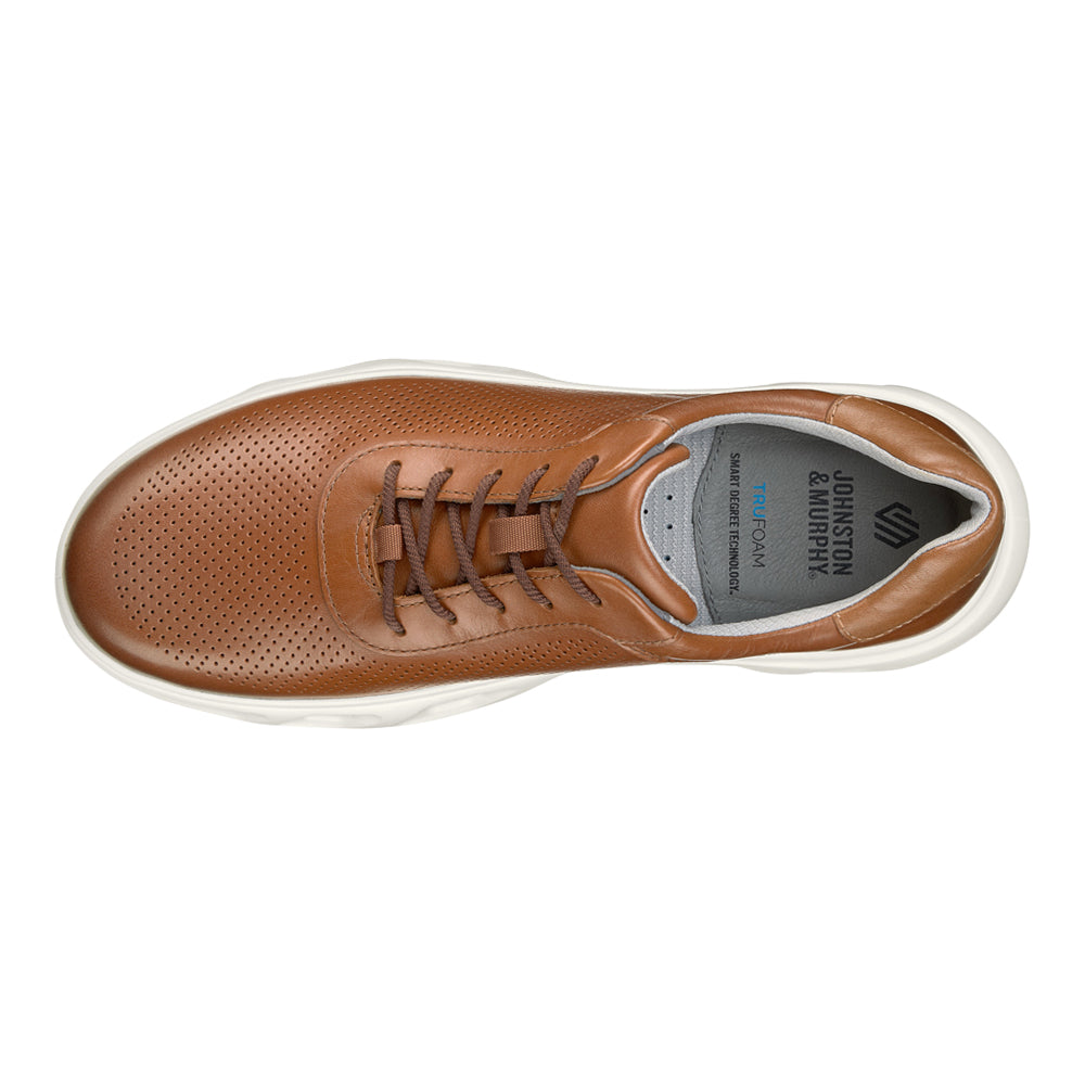 Reactivate U Throat Perforated Lace Up Sneakers