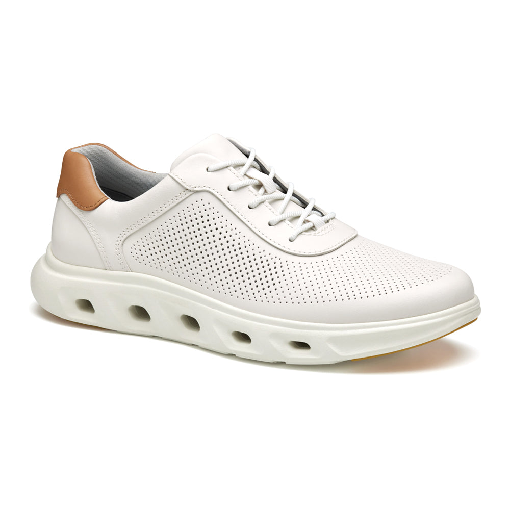Reactivate U Throat Perforated Lace Up Sneakers