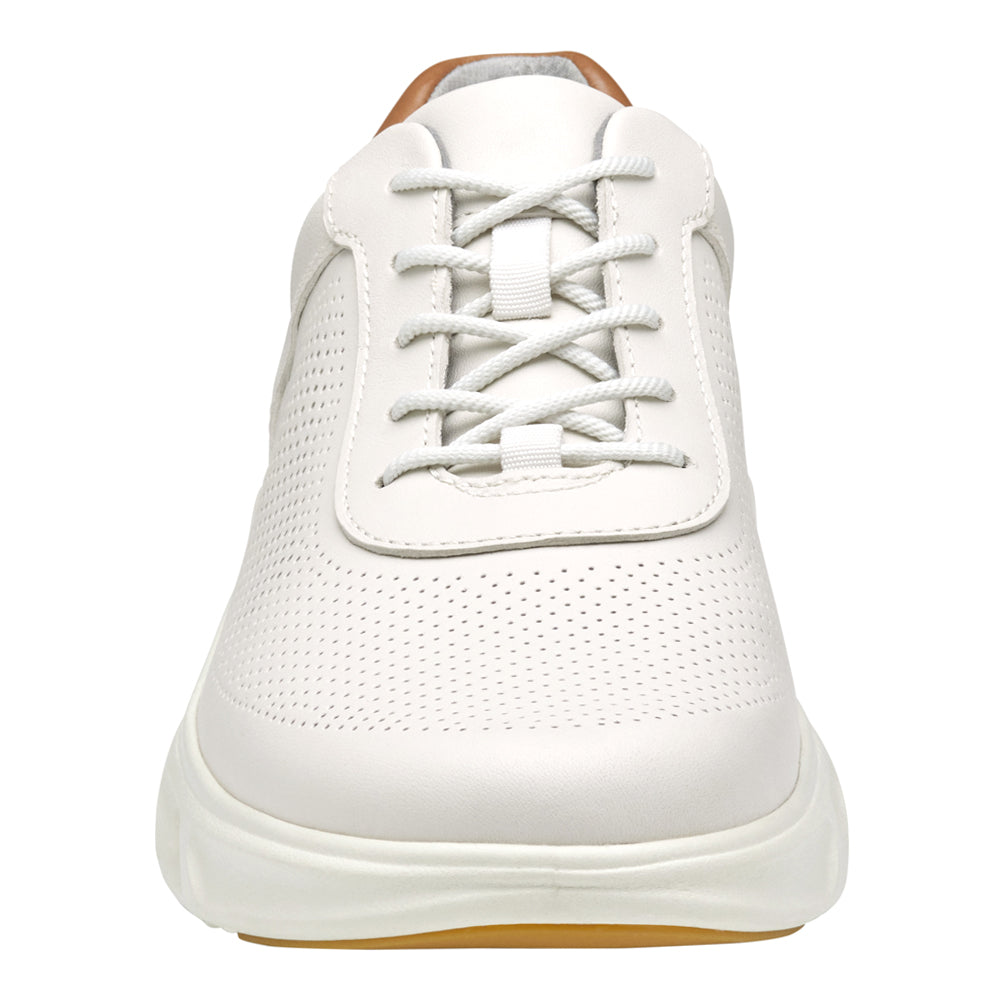 Reactivate U Throat Perforated Lace Up Sneakers