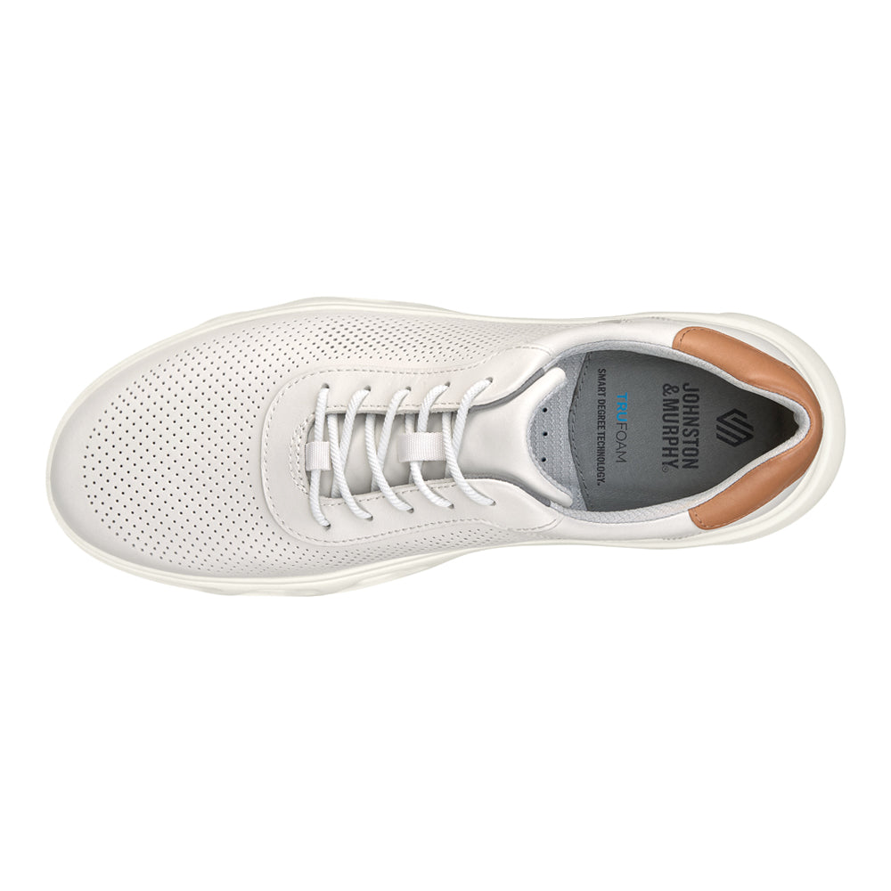 Reactivate U Throat Perforated Lace Up Sneakers