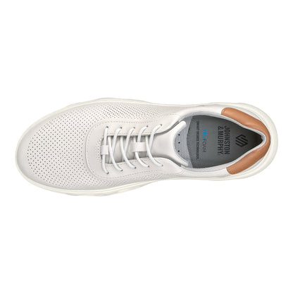 Reactivate U Throat Perforated Lace Up Sneakers