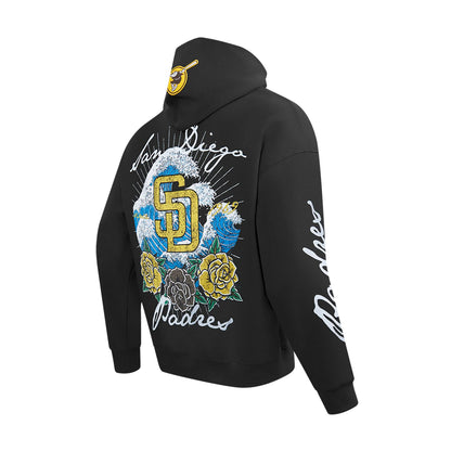 San Diego Padres Wave & Roses Hoodie -Mens