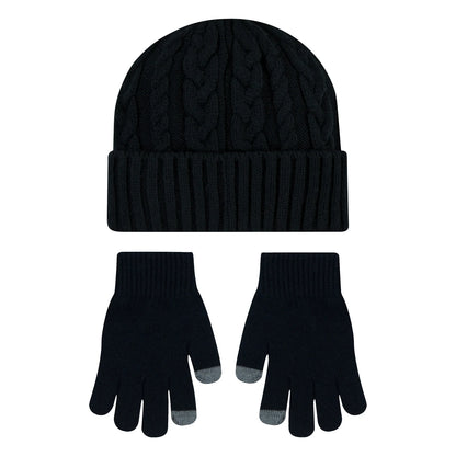 Youth Cable Knit Beanie & Glove Set