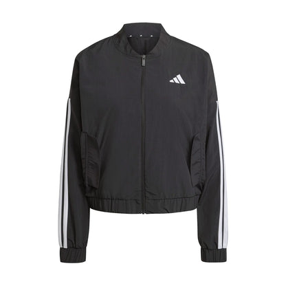 Essentials 3-Stripe Woven Bomber Jacket - Womens