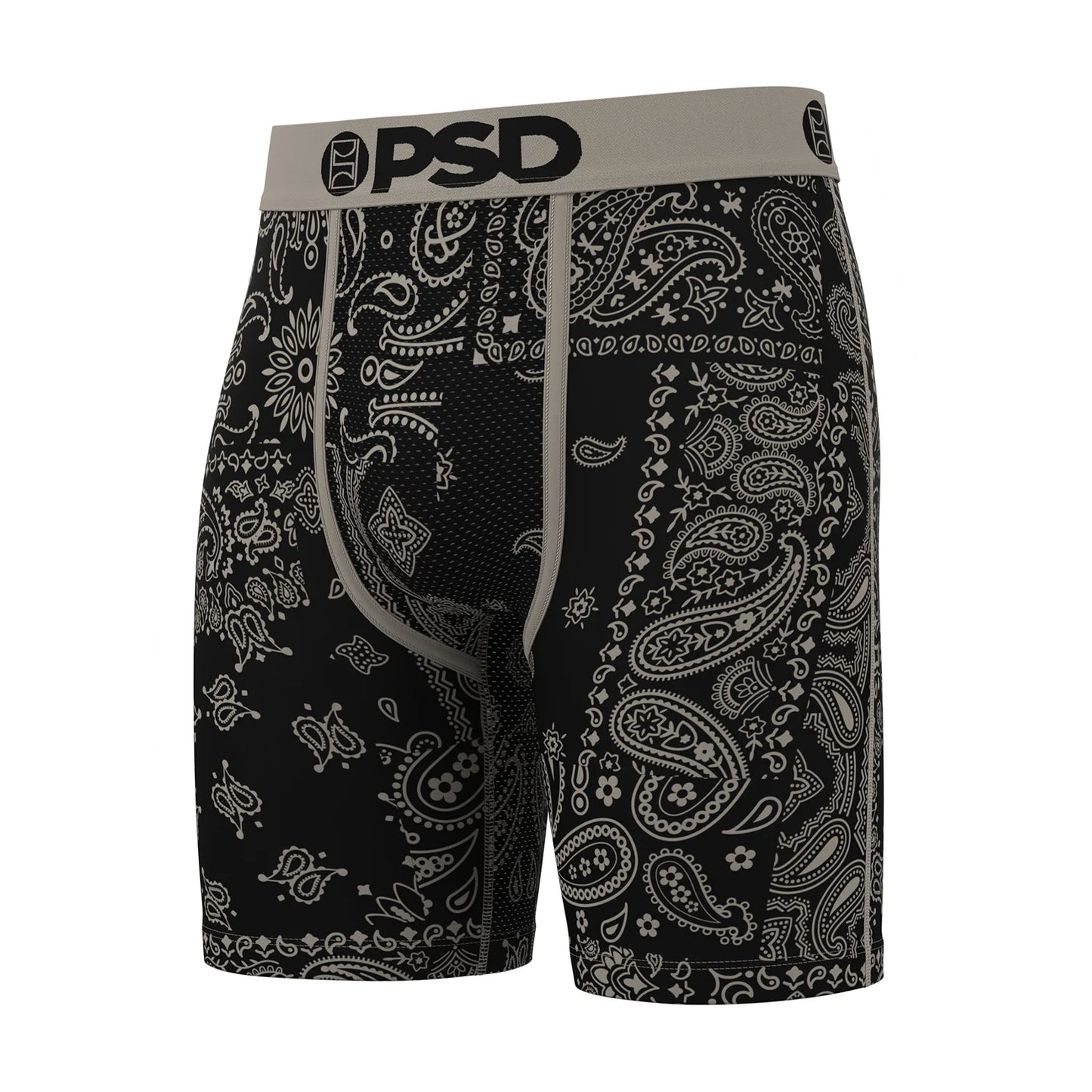 Khaki Paisley - Mens
