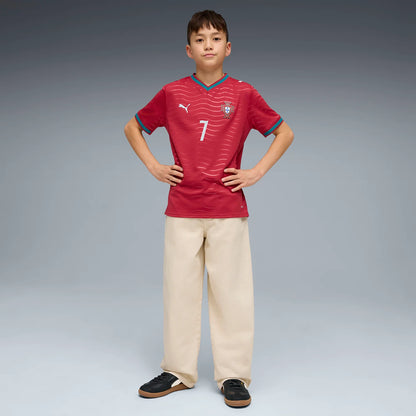 Portugal 26/27 Ronaldo Replica Home Jersey - Youth
