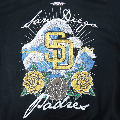 San Diego Padres Wave & Roses Hoodie -Mens