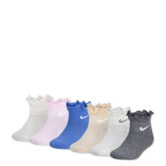 6 Pack XXS Ruffle Ankle Sock