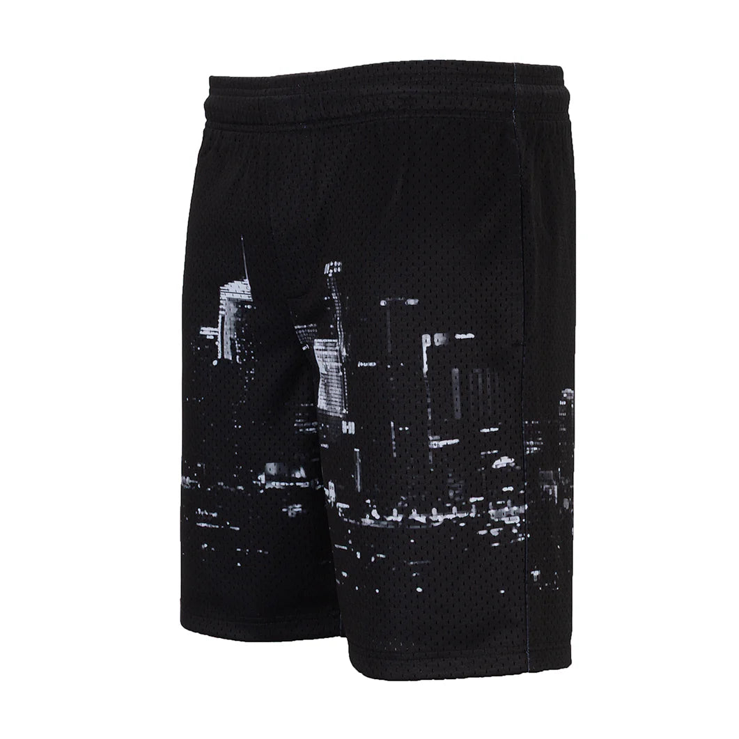 Printed Mesh Short Skyline - Mens
