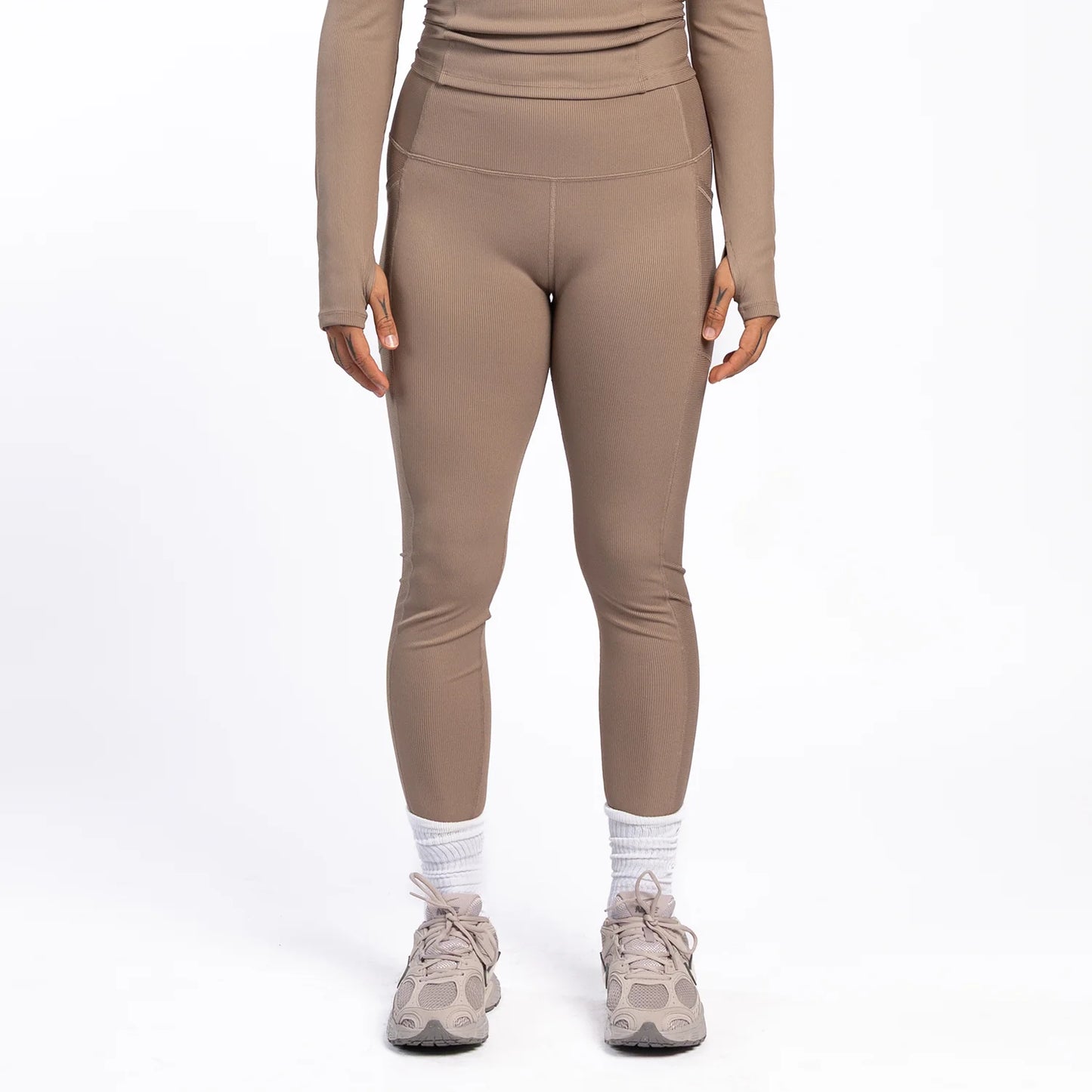 Power Ribbed Legging - Womens