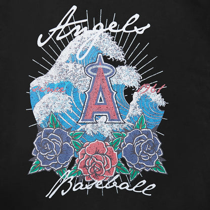 Los Angeles Angels Wave & Roses Hoodie -Mens