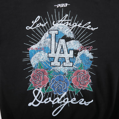Los Angeles Dodgers Wave & Roses Hoodie -Mens