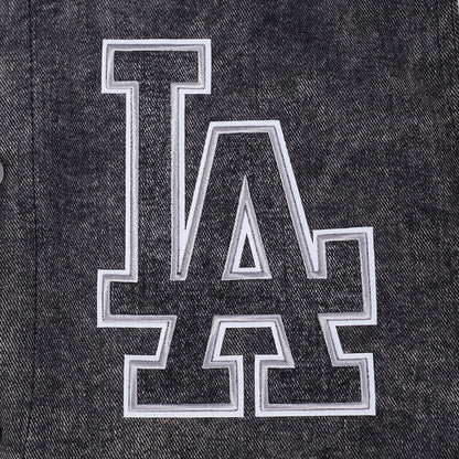 Los Angeles Dodgers Varsity Black Jacket -Mens