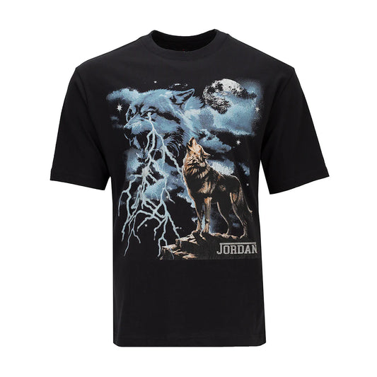 Jordan Graphic Wolf Tee -Mens