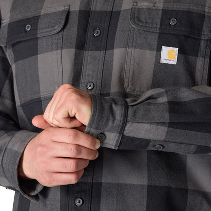 HW Loose Plaid Flannel -Mens