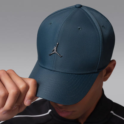 Jordan Rise Cap Structured Curved Bill Metal Jumpman Strapback