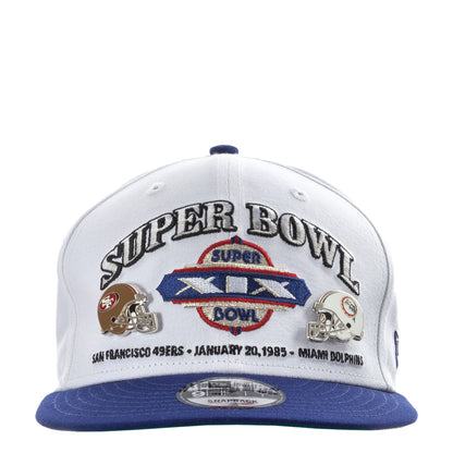 Niners vs Dolphins Super Bowl XIX Championship Pin 2-Tone 950