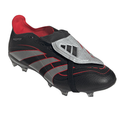 Predator Obsidian Strike Fold-Over Tongue Firm Ground/Multi Ground Soccer Cleats