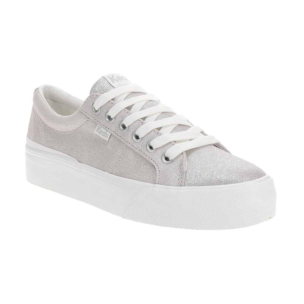 Jump Kick Duo Glitter Suede Lace Up Sneakers
