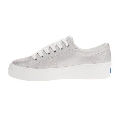 Jump Kick Duo Glitter Suede Lace Up Sneakers