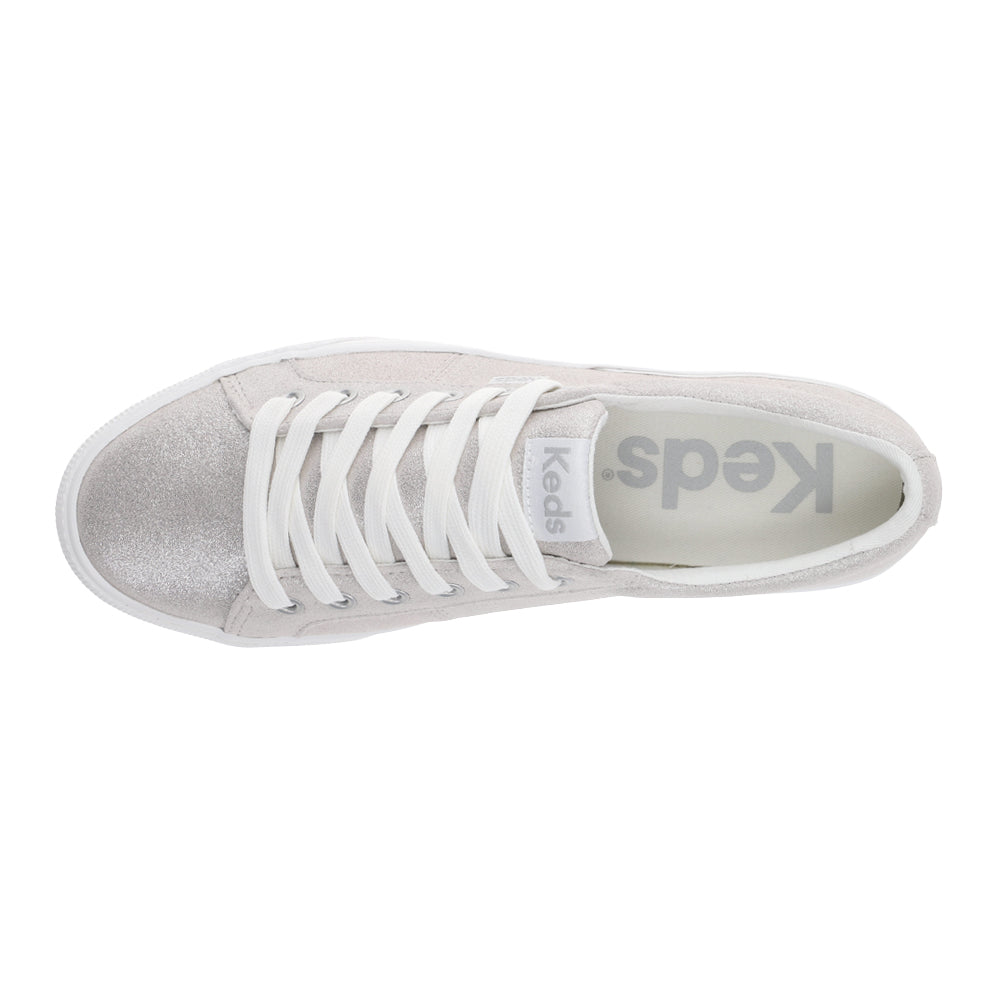 Jump Kick Duo Glitter Suede Lace Up Sneakers