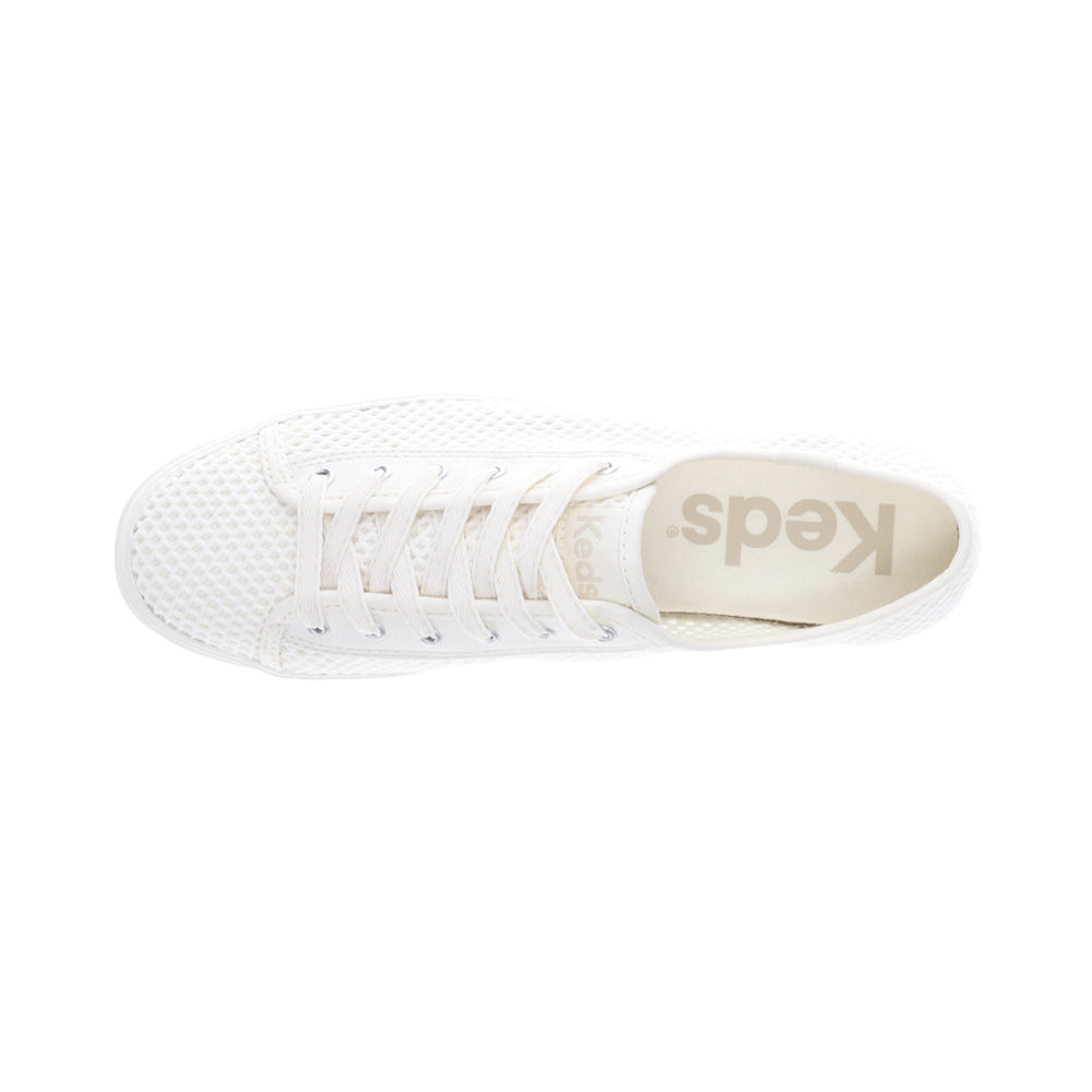 Triple Kick Cotton Mesh Lace Up Sneakers
