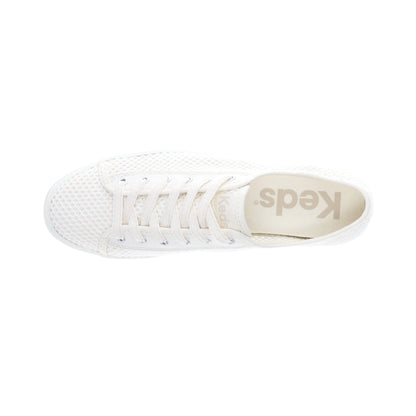 Triple Kick Cotton Mesh Lace Up Sneakers