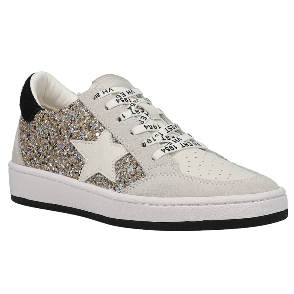 Kristen Glitter Lace Up Sneakers