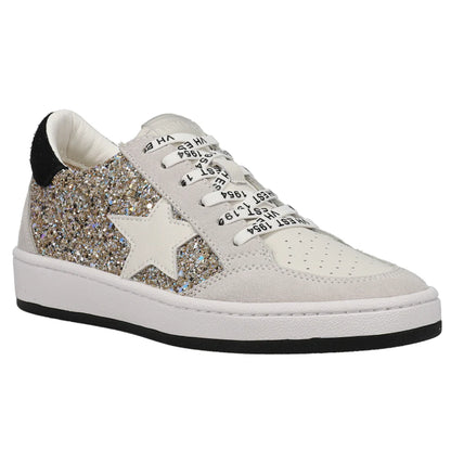 Kristen Glitter Lace Up Sneakers
