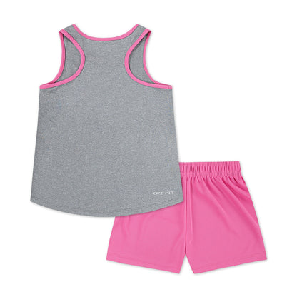 Happy Camper Mesh Short Set - Kids