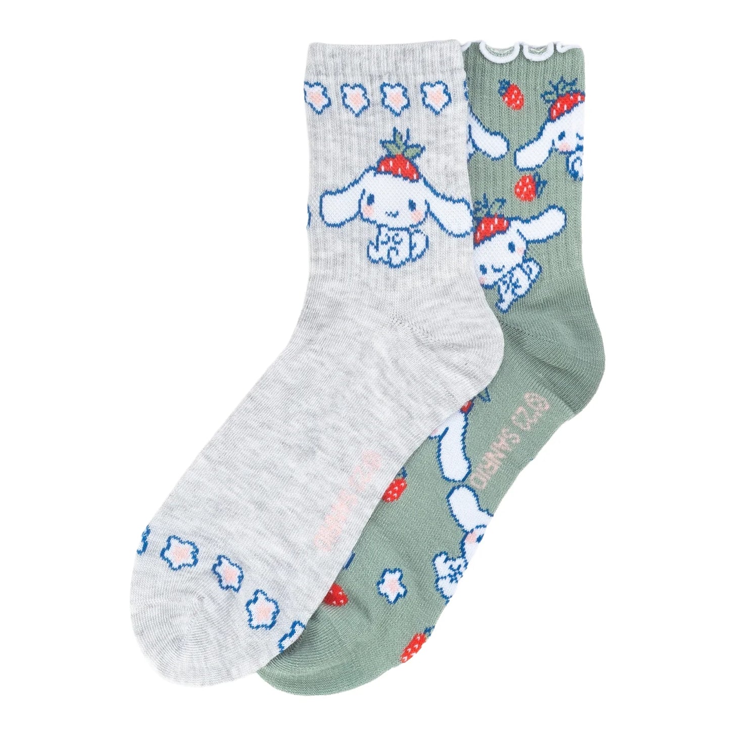 2 Pack Lettuce Edge Cinnamoroll Mid Crew - Adult