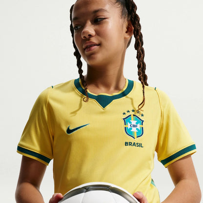 Brazil 26/27 Stadium Home Jersey - Youth
