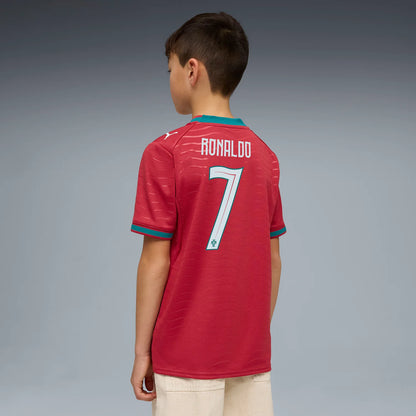 Portugal 26/27 Ronaldo Replica Home Jersey - Youth