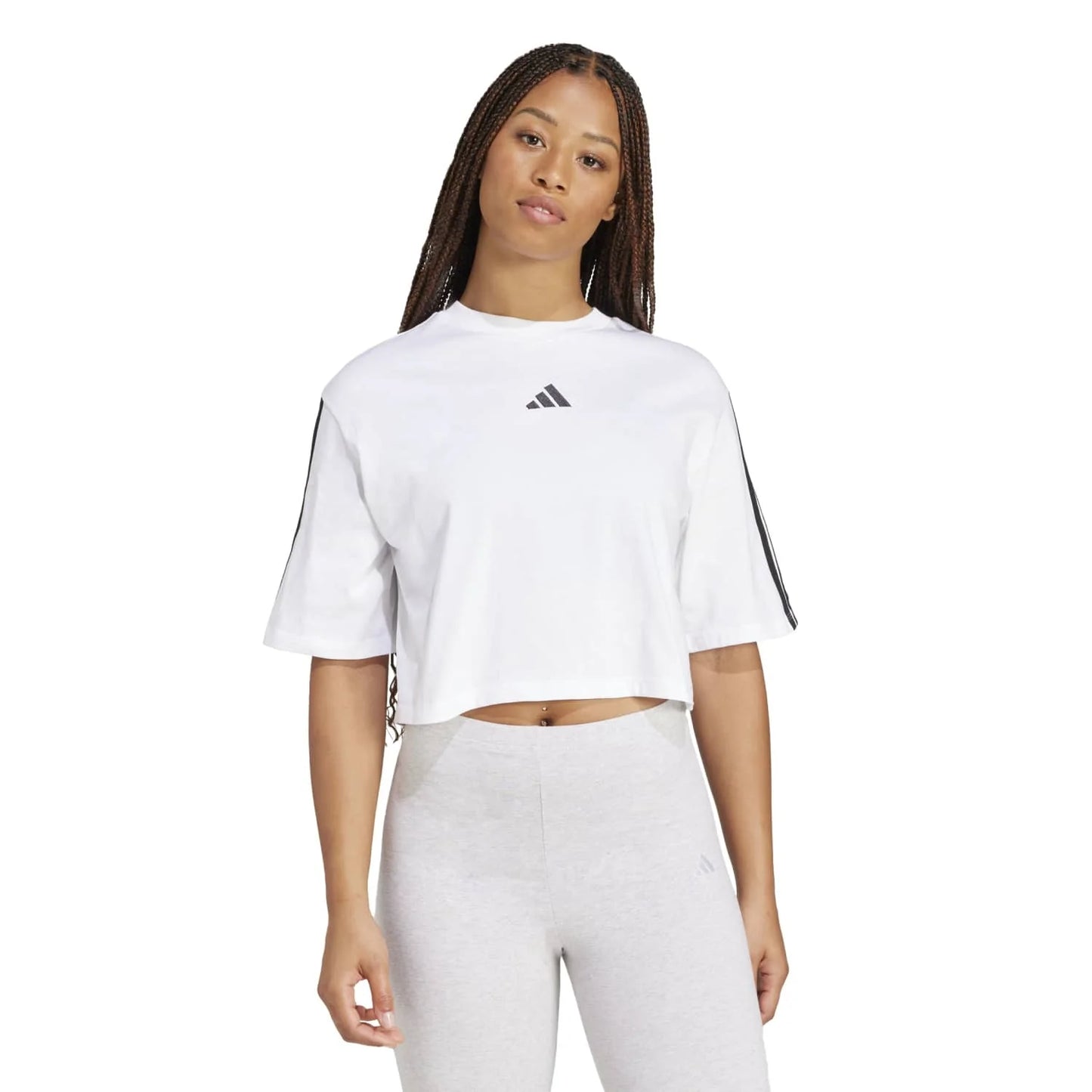 Essentials 3-Stripes Loose T-Shirt - Womens