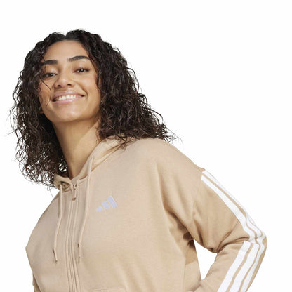 Essentials 3-Stripe FZ Hoody - Womens