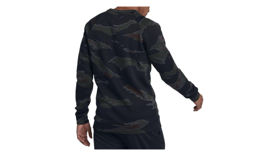 Jumpman Fleece Camo Crew Sweatshirt "Black" AV2310 010