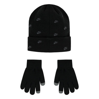 Youth Futura Toss Beanie & Glove Set