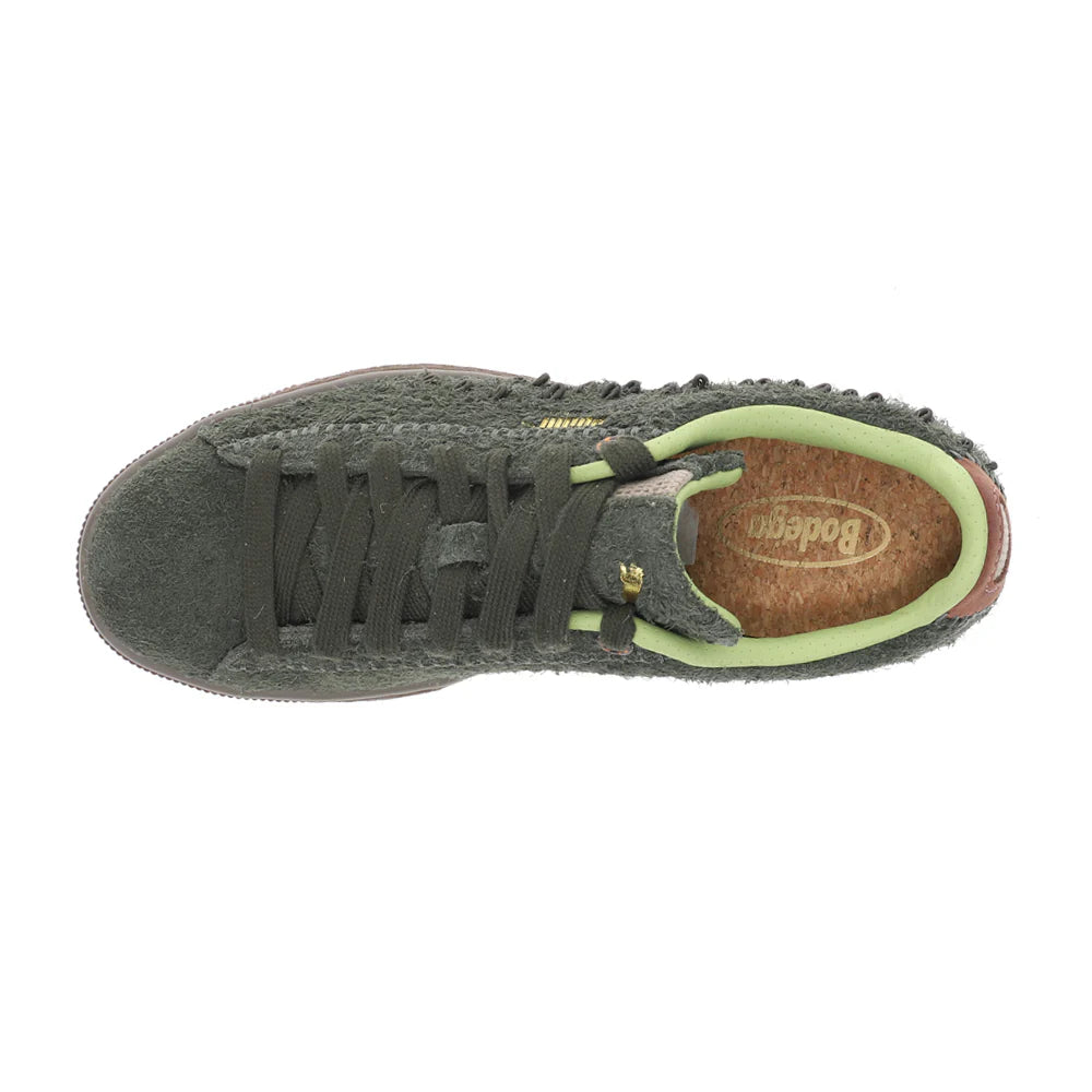 X BODEGA Suede Lace Up Sneakers