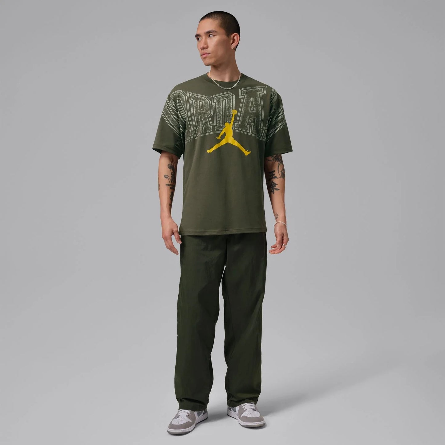 MJ Stretch Graphic Crew -Mens