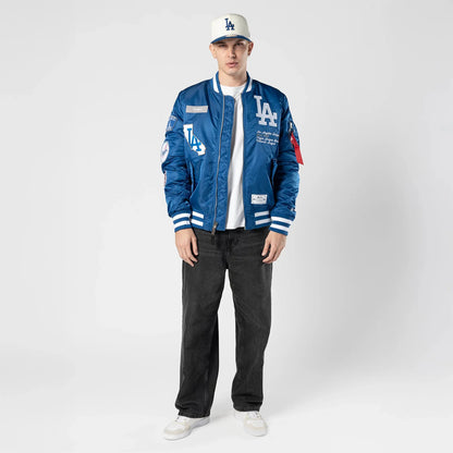 Los Angeles Dodgers Alpha Bomber Jacket -Mens