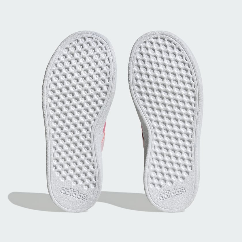 Kids' adidas Grand Court Lifestyle Tennis Lace-Up Shoes